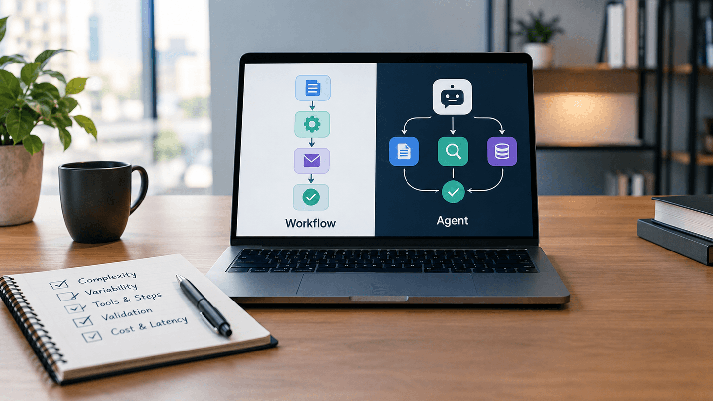 AI Agent vs Workflow A Practical Test for When to Use Each - Integr8e